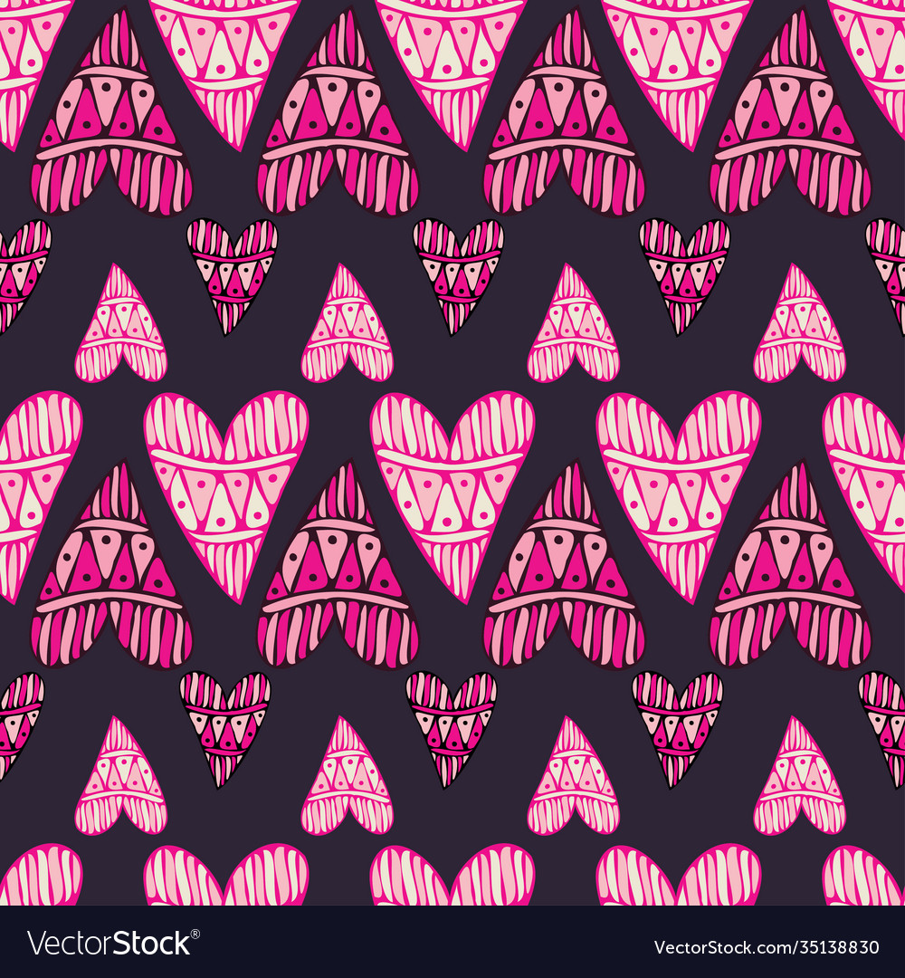 Seamless abstract design pattern with cute vector image Seamless abstract design pattern with cute