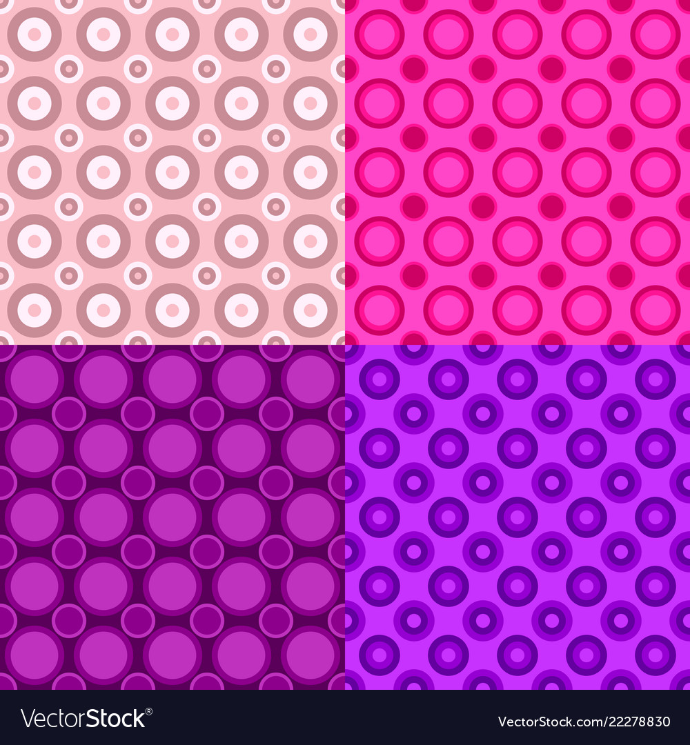 Seamless geometrical circle pattern design