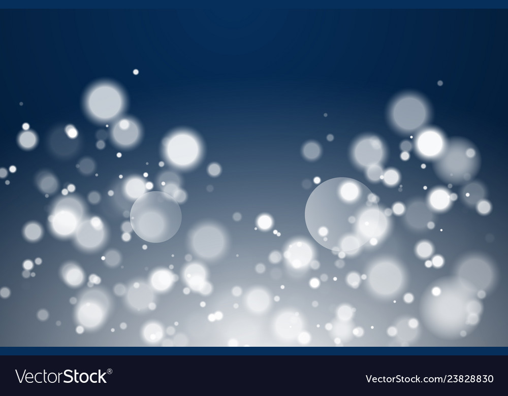 Shining bokeh isolated on transparent background Vector Image