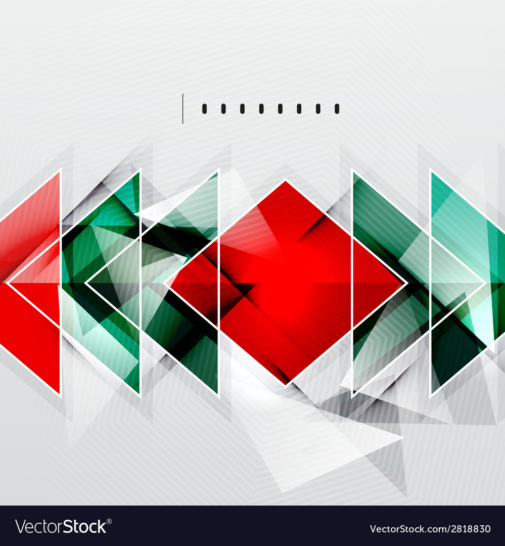 Squares and shadows - tech abstract background