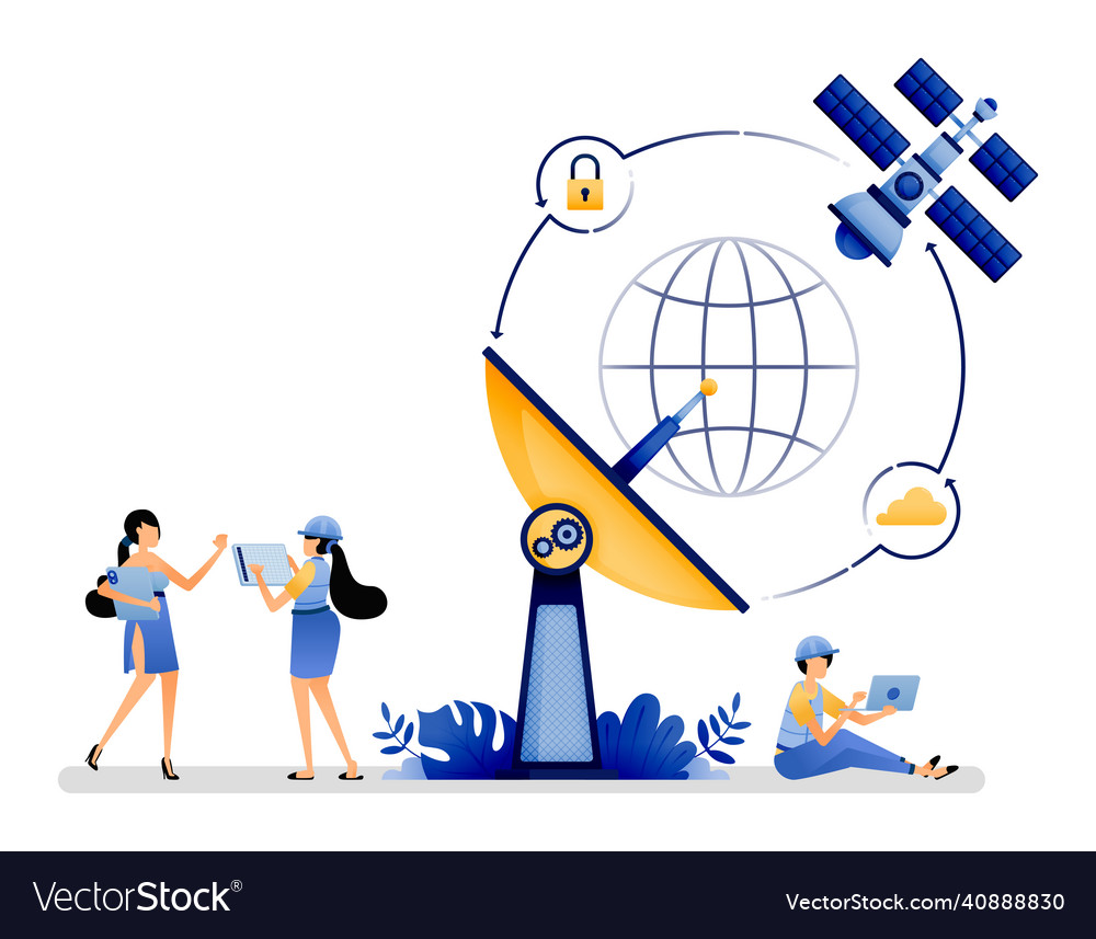 User communication access is more effective use vector image User communication access is more effective use