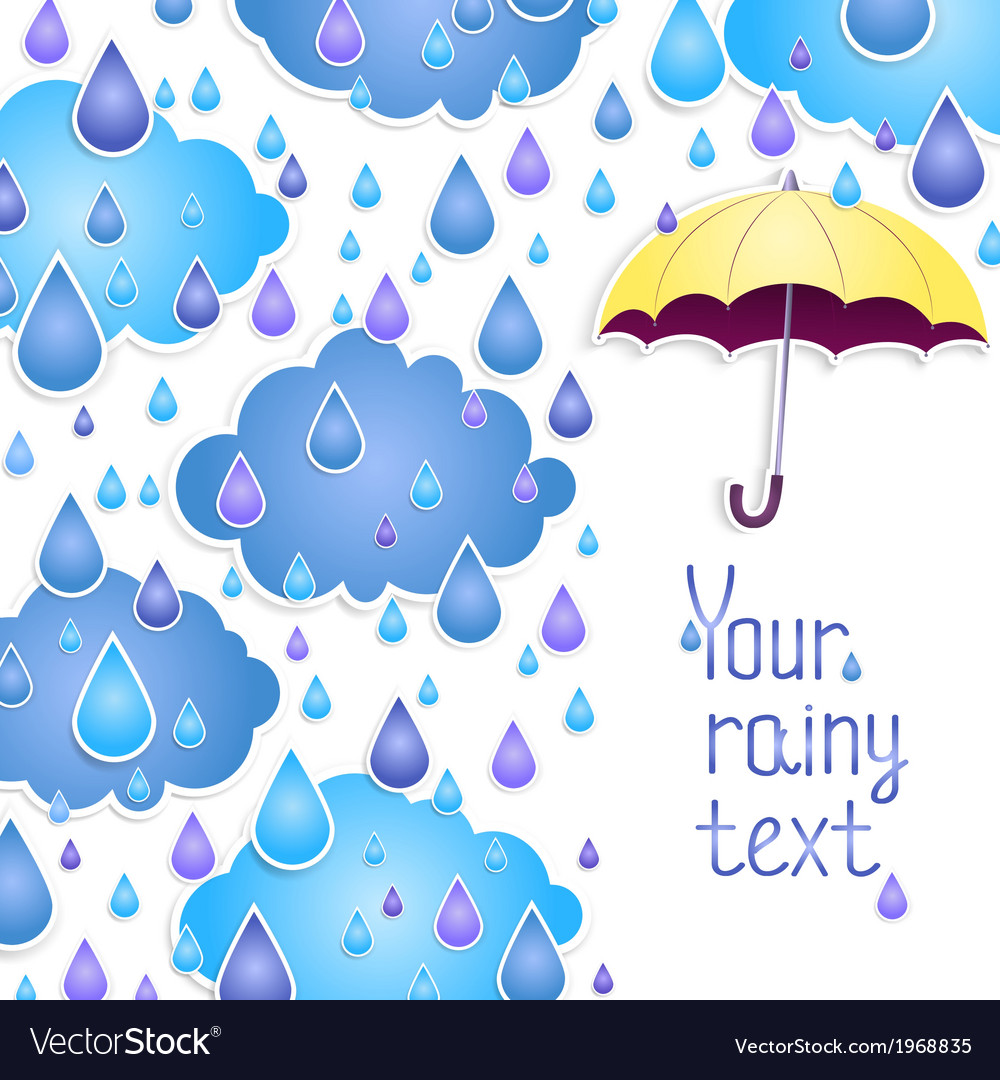 Background for the text with an umbrella