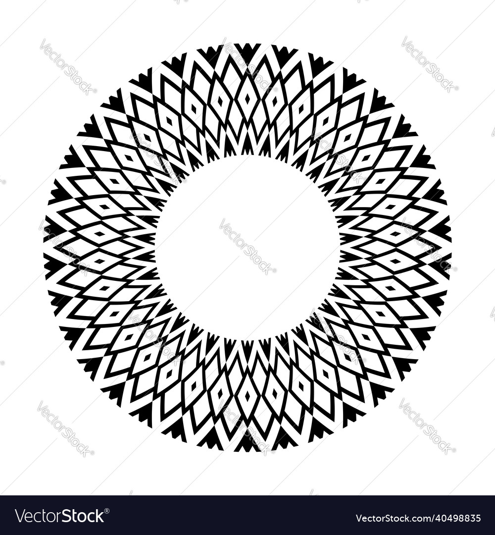 Circle pattern vector image Circle pattern