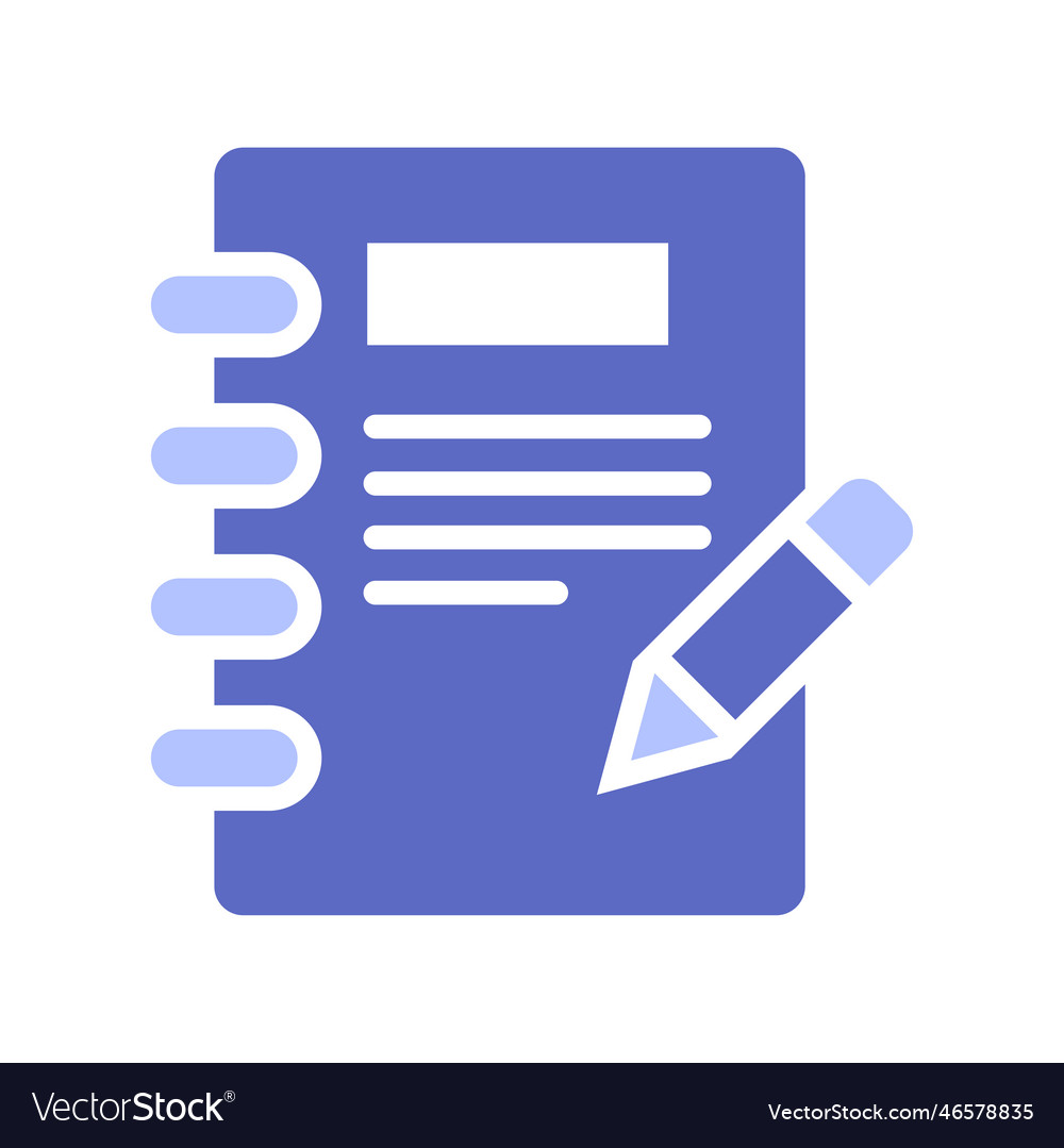 Document project glyph icon style illus