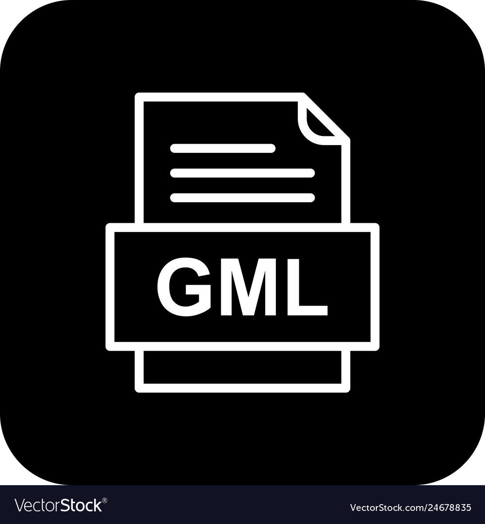 Gml file document icon