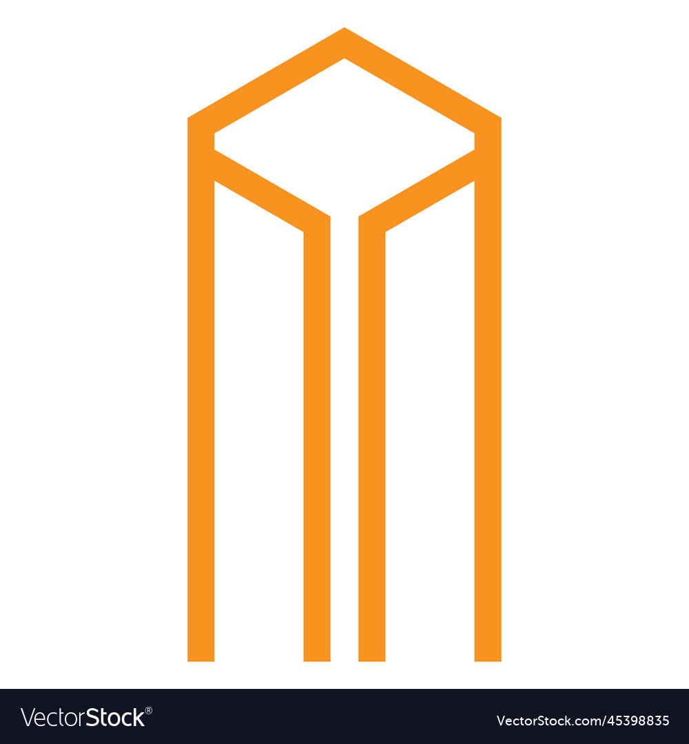 Modern geometric hexagonal shape design