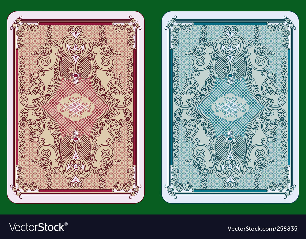 Playing cards design Royalty Free Vector Image