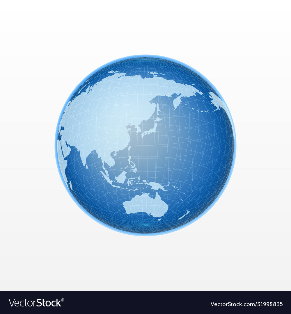 Realistic globe shape