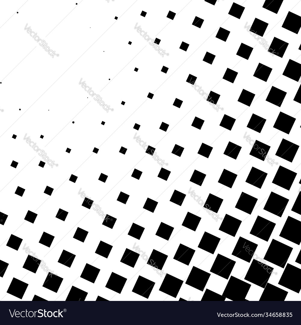 Squares halftone geometric background pattern Vector Image Squares halftone geometric background pattern