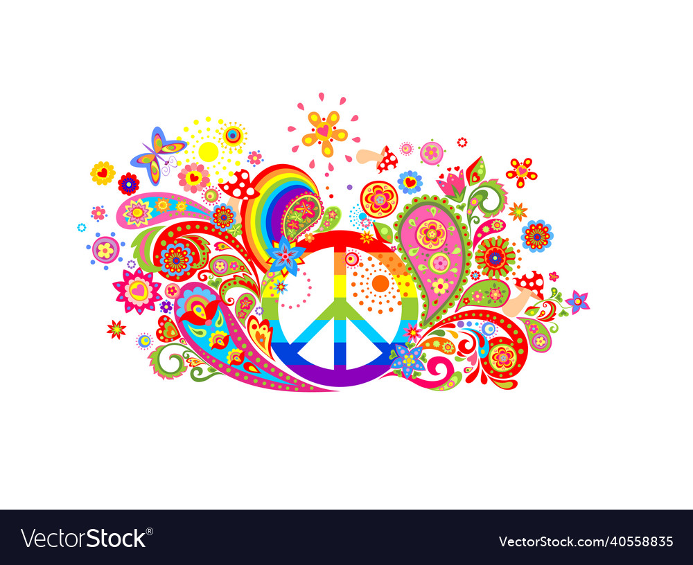 T-shirt colorful print with abstract flowers Vector Image