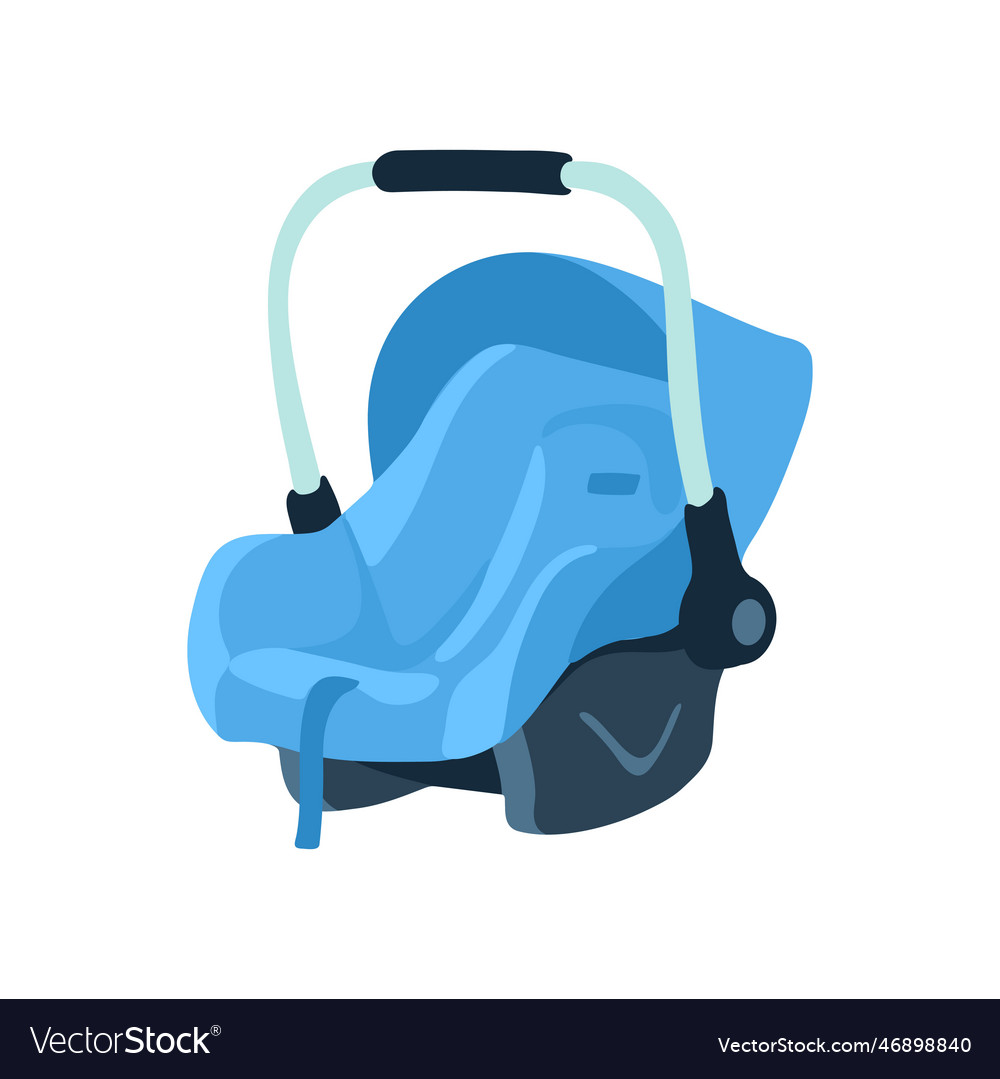 Blue car seat for babies