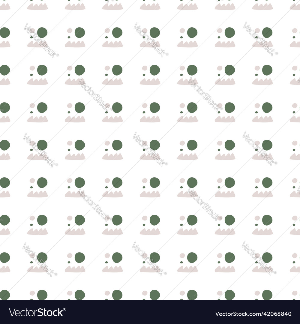 Creative shape seamless pattern various