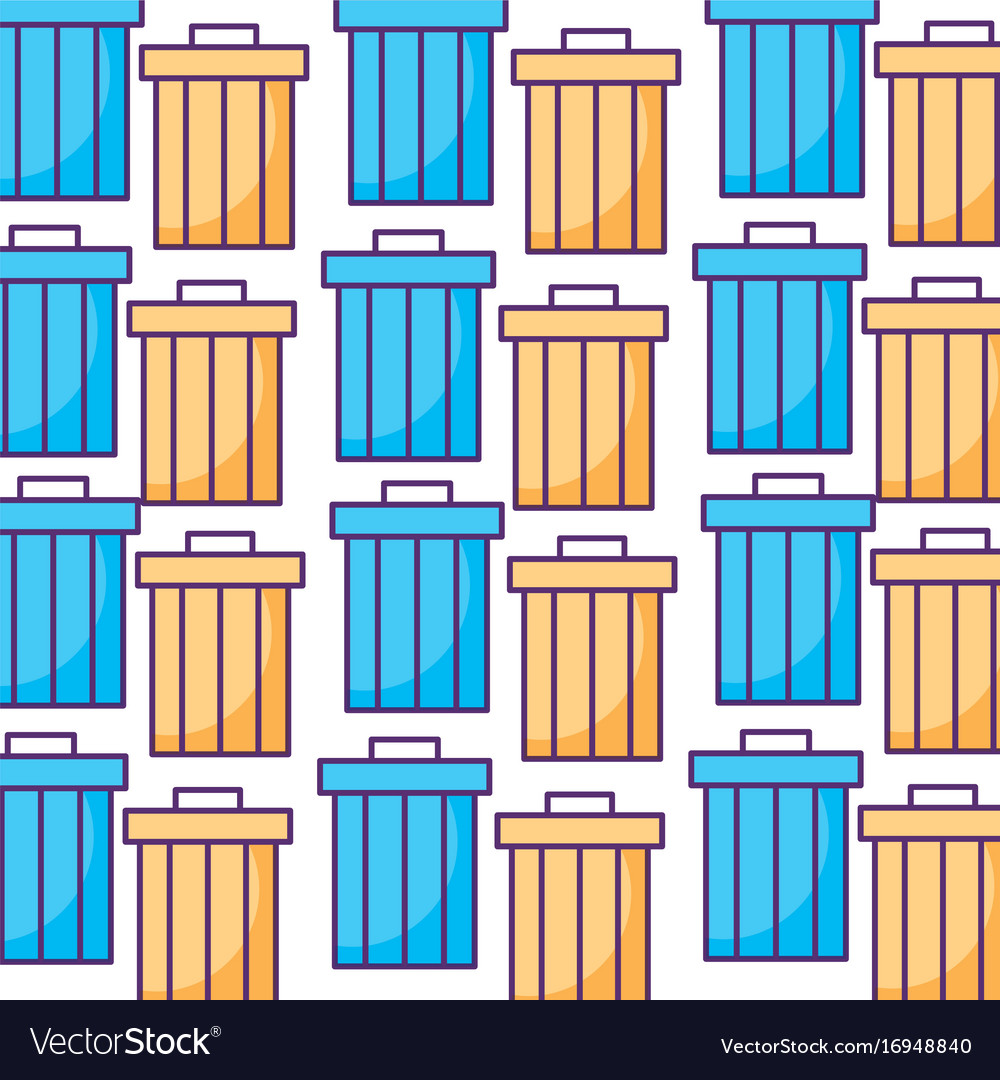 Garbage pot pattern background