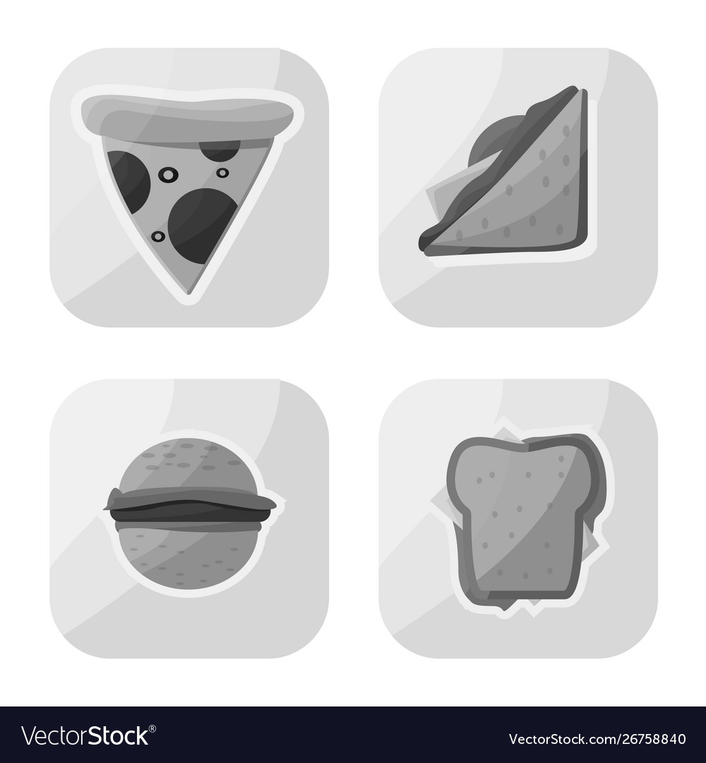 Isolated object bar and consumer icon