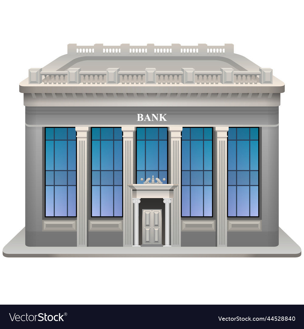 Modern Bank Building Exterior