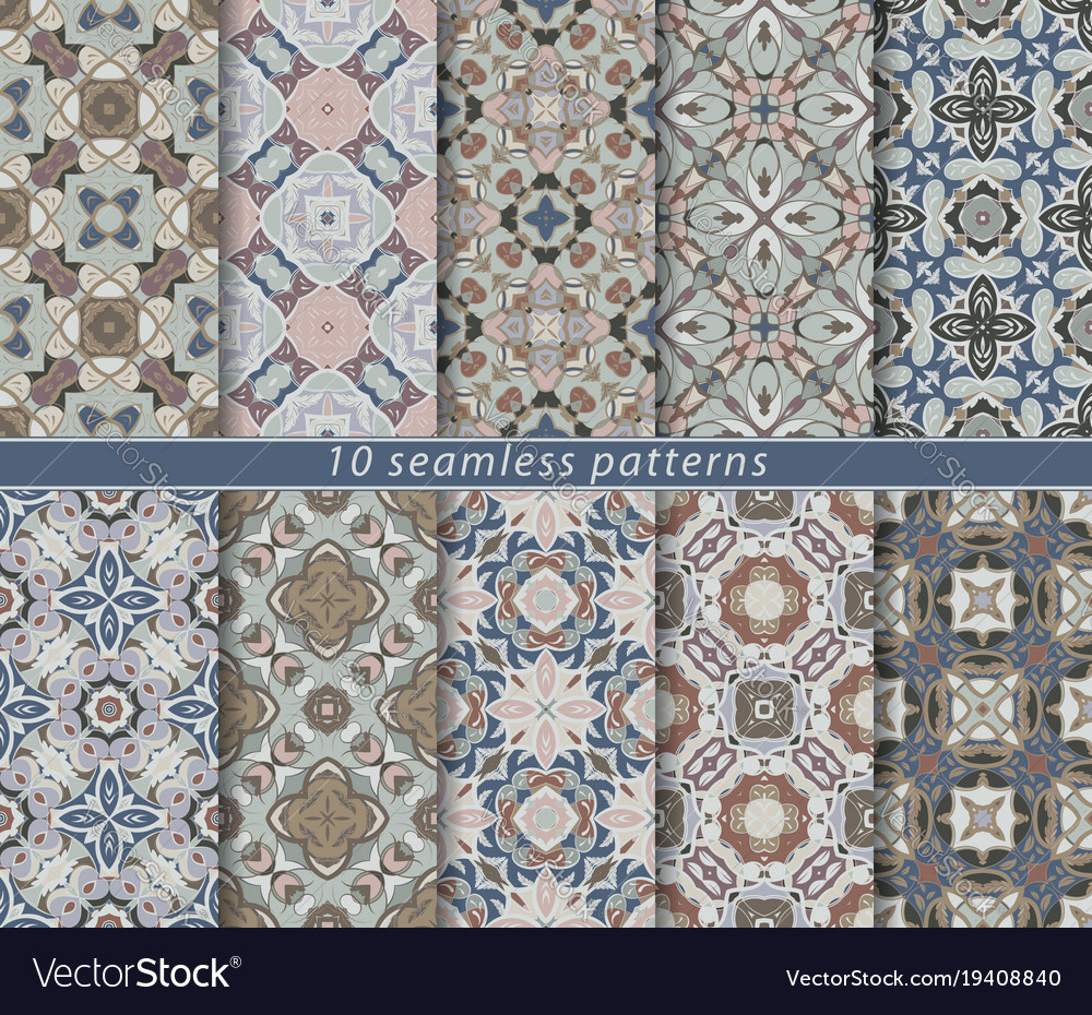 Set of seamless pattern