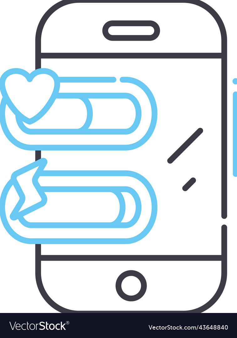 Ui design line icon outline symbol Vector Image Ui design line icon outline symbol