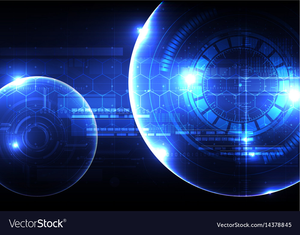 Cybersecurity HUD Display