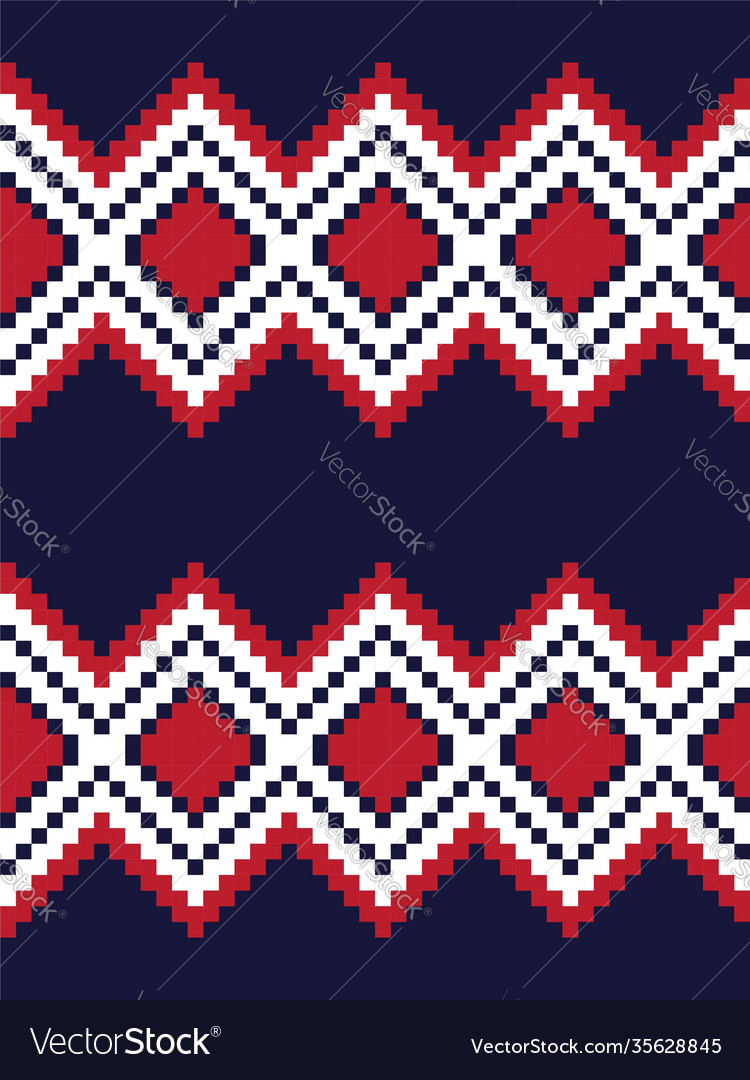 Red argyle seamless pattern background Vector Image Red argyle seamless pattern background