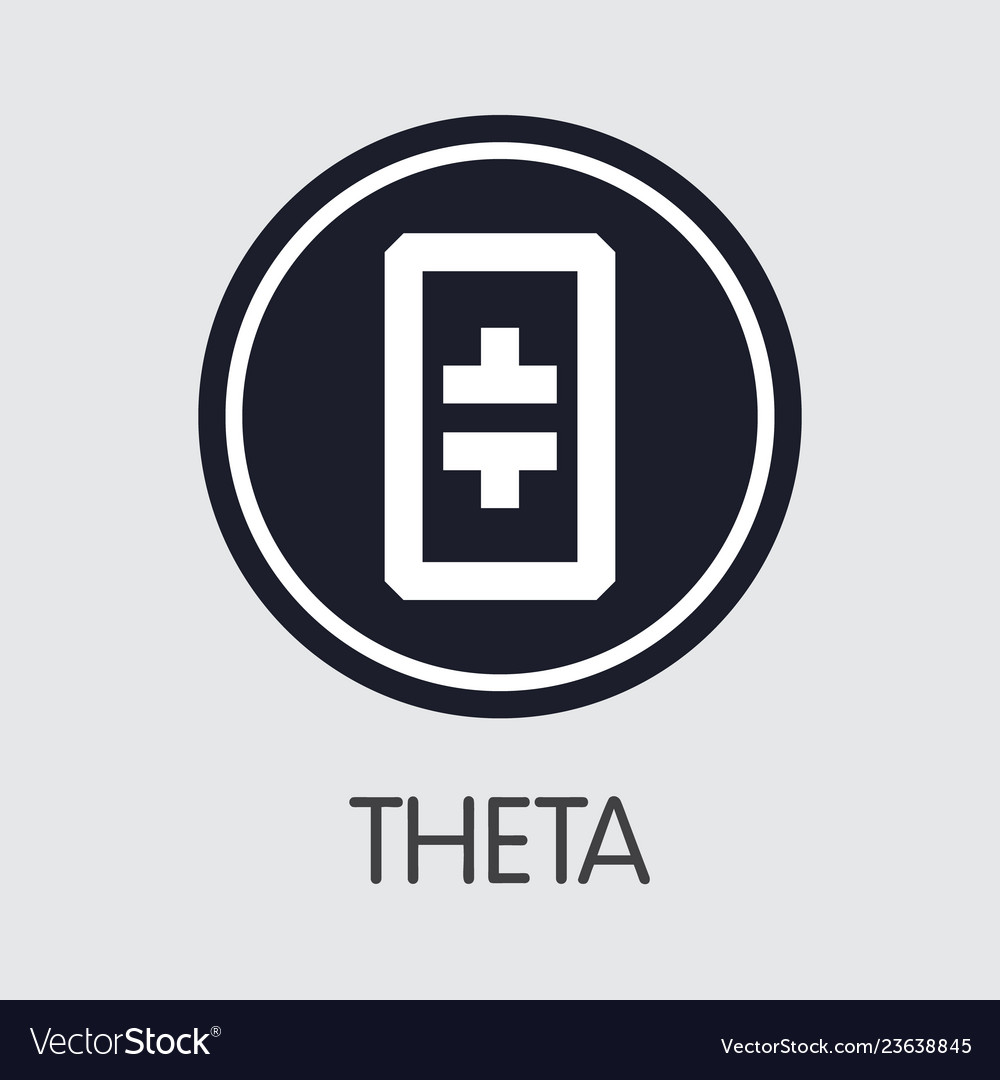 Theta - das Symbol von Krypto Münzen oder Markt