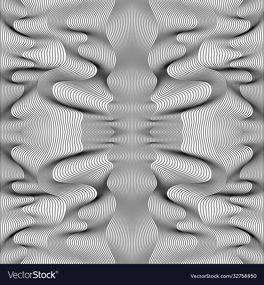 Abstract lines pattern waves background vector image Abstract lines pattern waves background