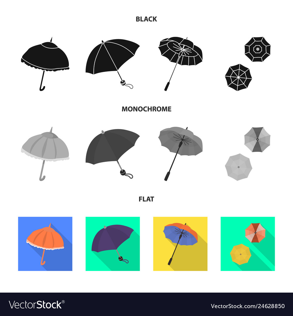 Isolated object of protection and closed icon set vector image Isolated object of protection and closed icon set