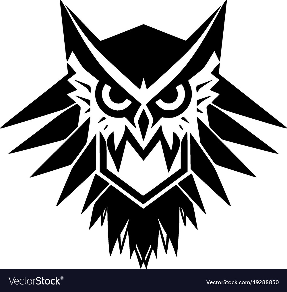 Owl - minimalist and simple silhouette