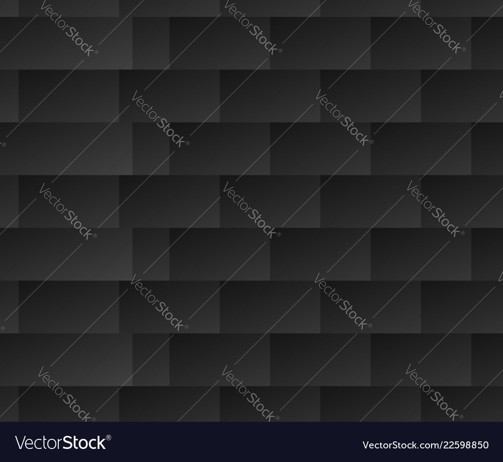 Repeatable black and white pattern with rectangle vector image Repeatable black and white pattern with rectangle