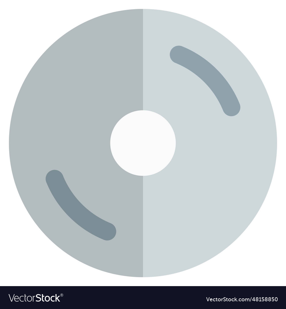 Round flat device for storing data disc