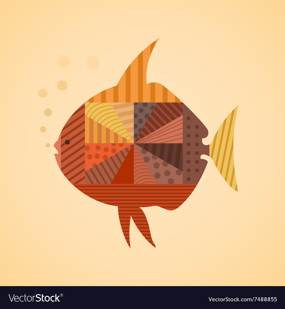 Abstract fish3 Royalty Free Vector Image - VectorStock