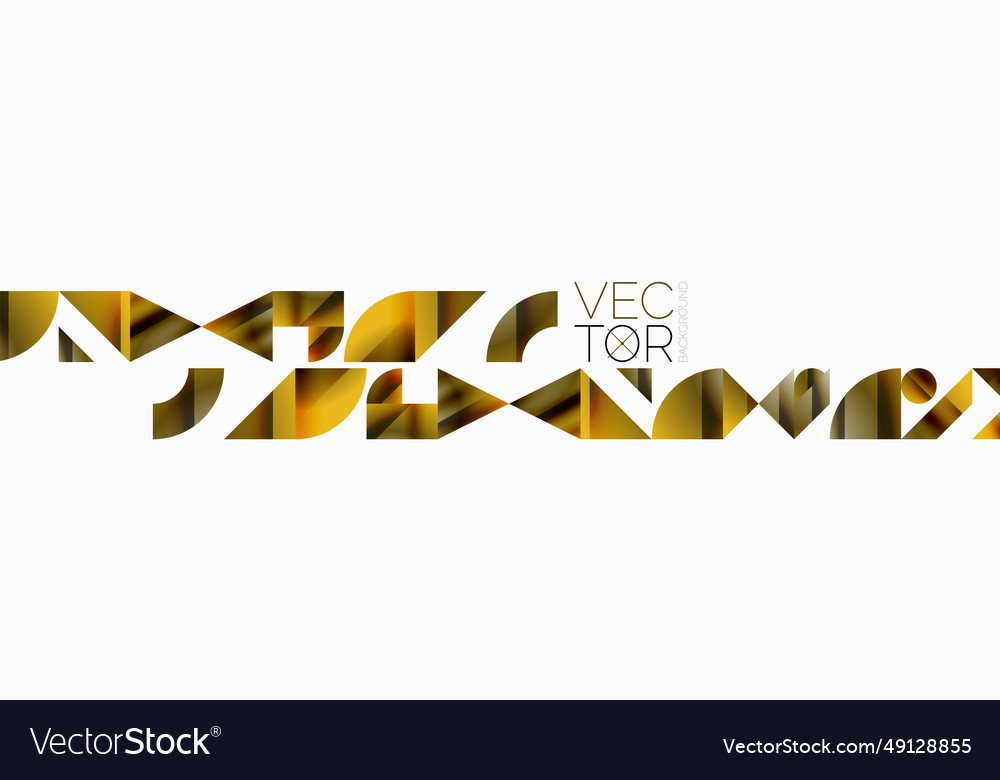 Assorted geometric shapes unite in a minimalistic Vector Image Assorted geometric shapes unite in a minimalistic