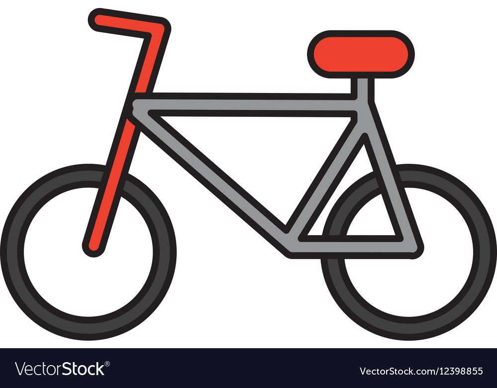 Bicycle extreme sport icon Royalty Free Vector Image