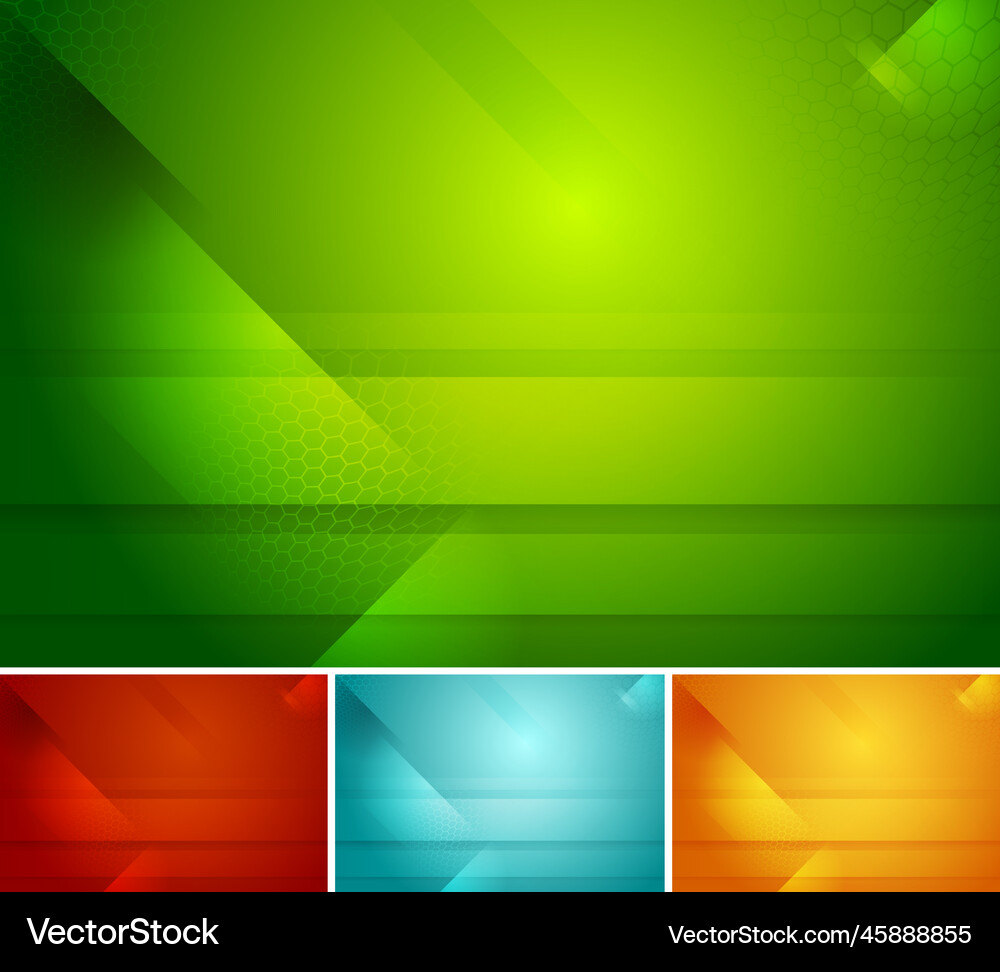 Bright abstract tech backgrounds Royalty Free Vector Image
