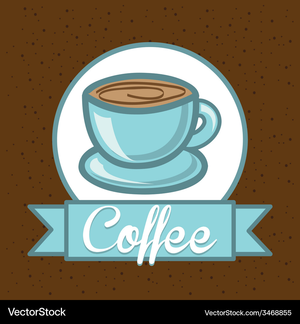 Coffee design Royalty Free Vector Image - VectorStock