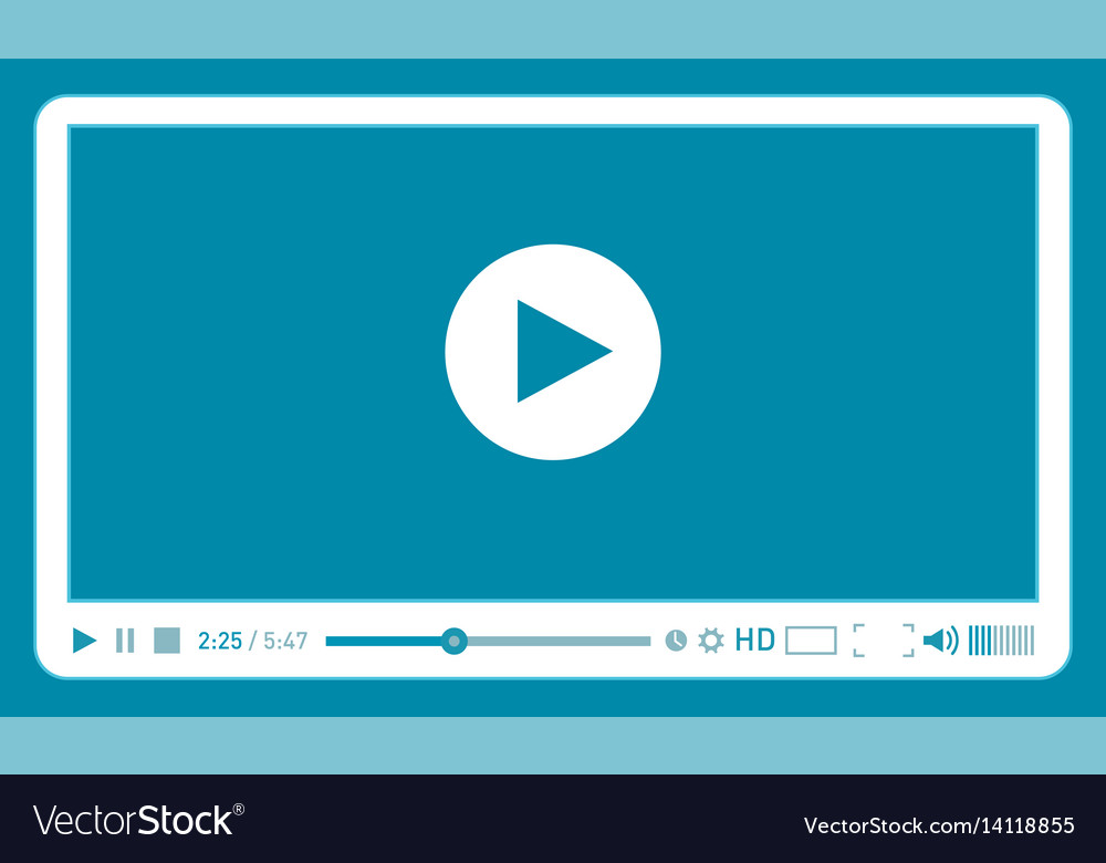 Cyan video player template for web and mobile