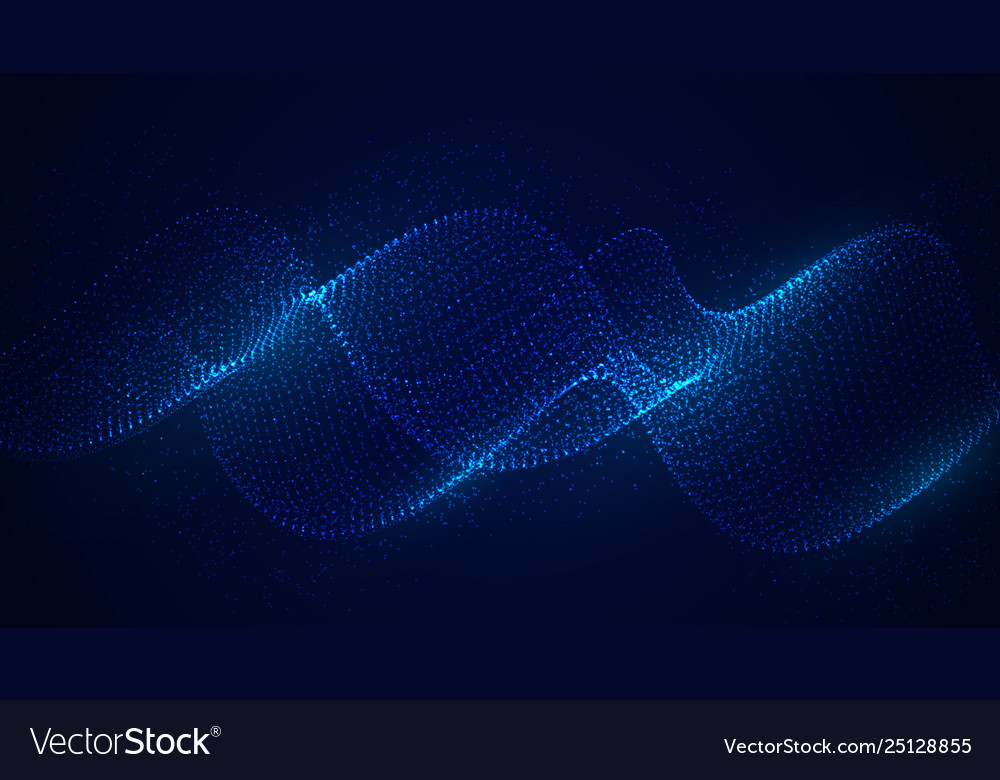Dynamic abstract liquid flow particles background