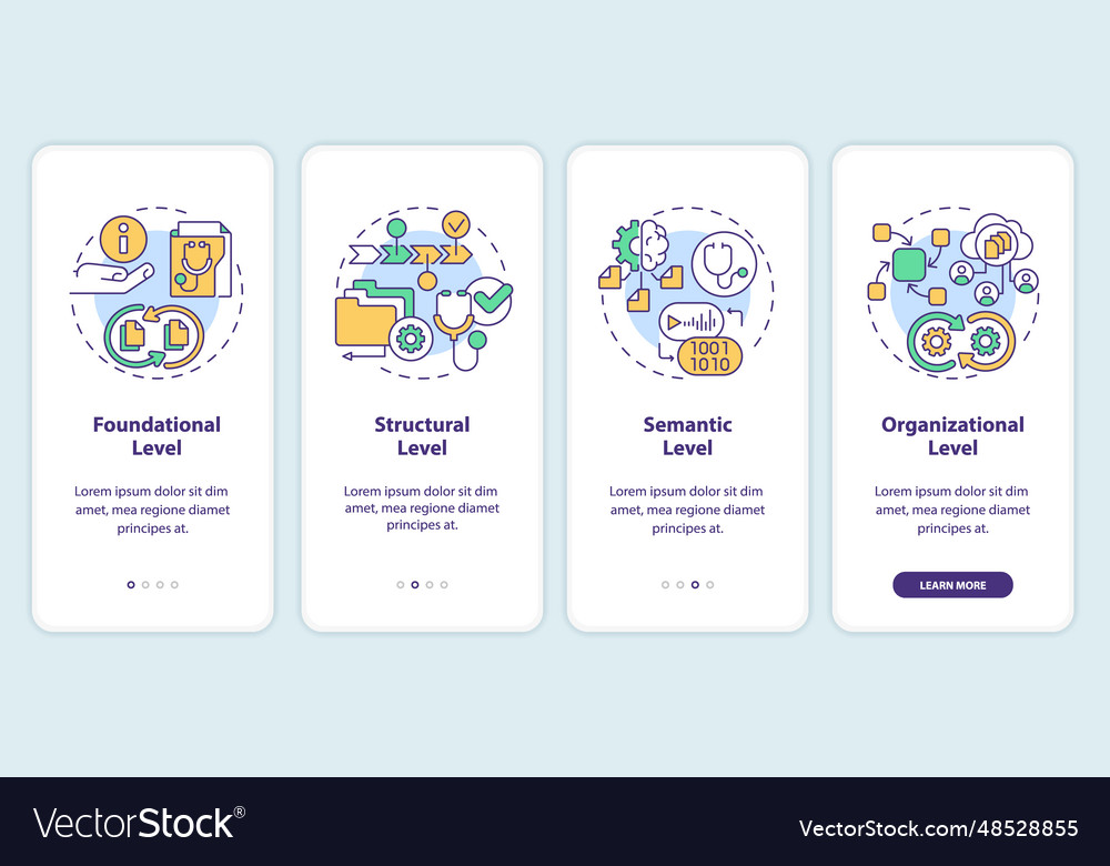 Health Interoperability Workflow Icons