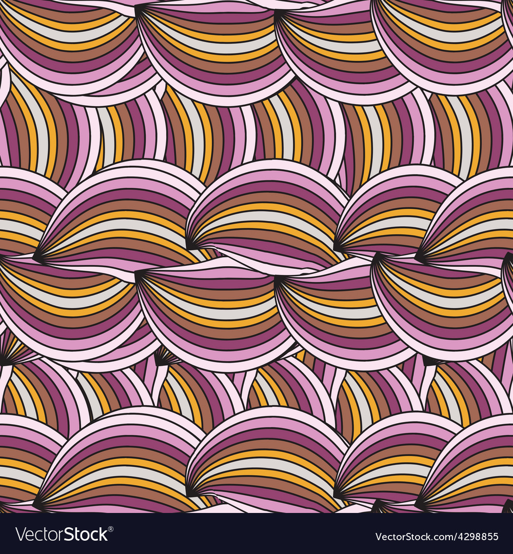 Horizontal seamless texture with waves