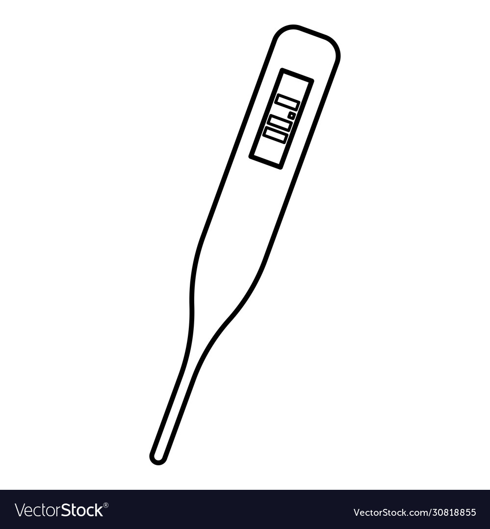 Medizinische elektronische Thermometer mit Digital