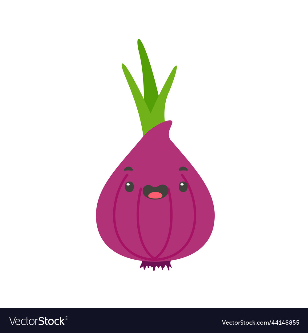 Onion raw materials for cooking vector image Onion raw materials for cooking