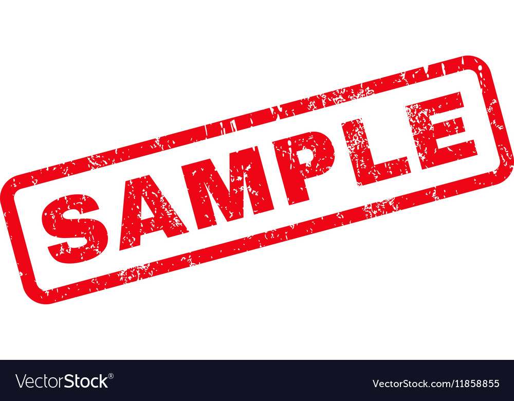 Sample Rubber Stamp Royalty Free Vector Image VectorStock