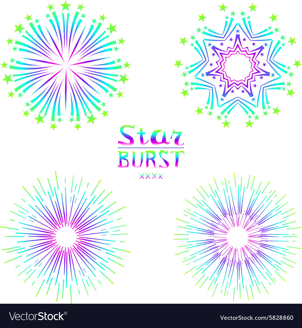 Background design with abstract fireworks