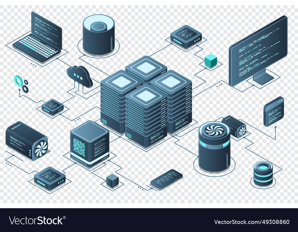 Computer technology isometric computation of big Vector Image Computer technology isometric computation of big