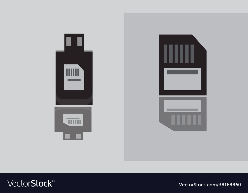 Datenspeichersymbole setzen Speicherkarte Symbol