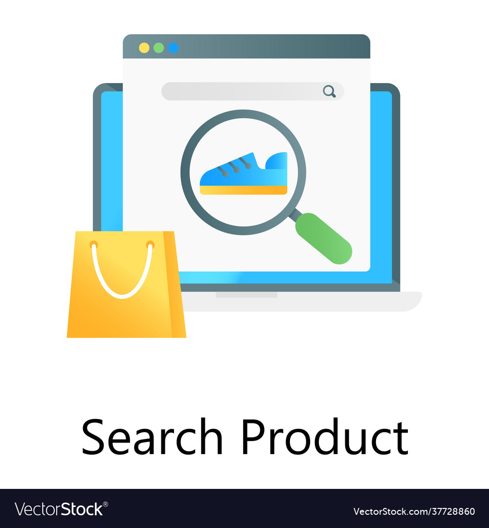 Search product Royalty Free Vector Image - VectorStock