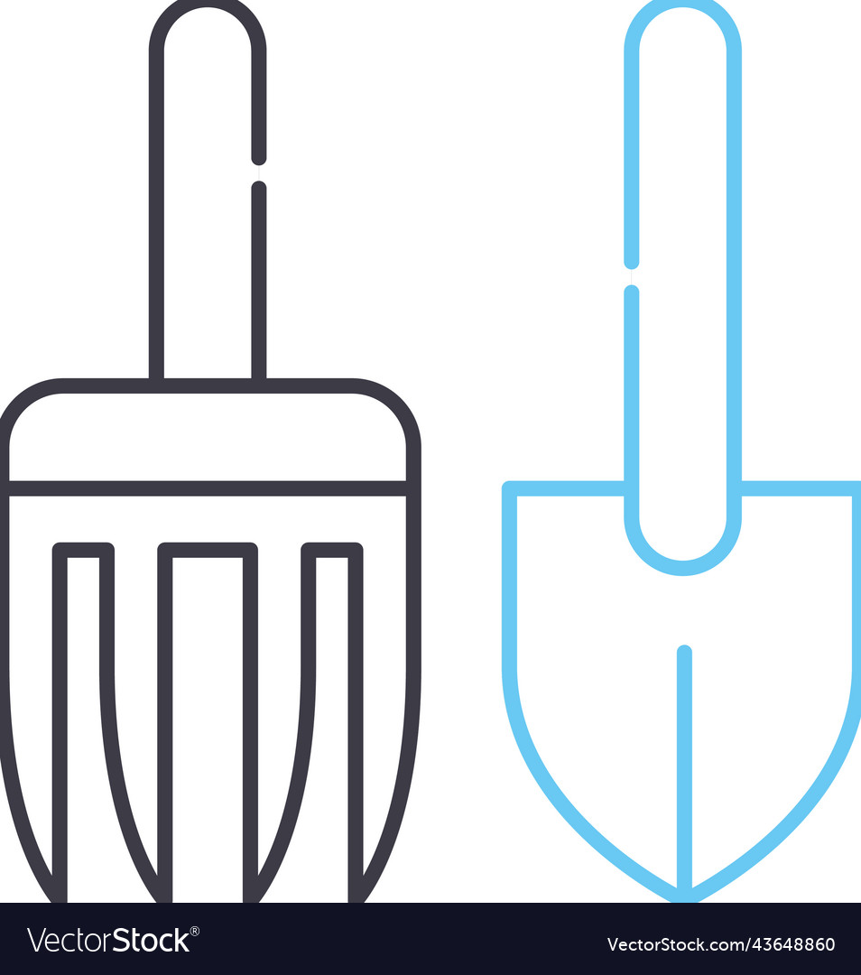 Schaufellinie Symbol Umriss Symbol