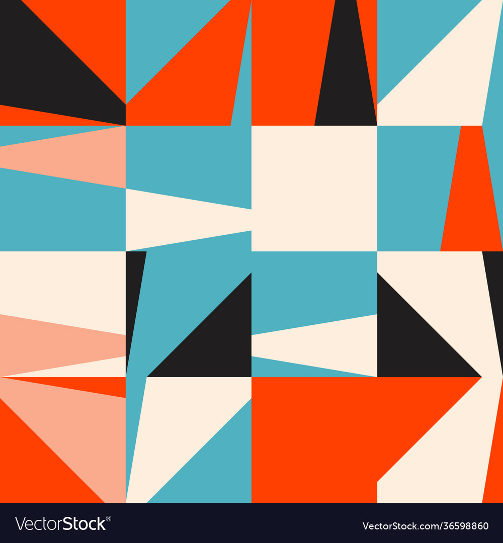 Triangle abstract pattern design Vector Image Triangle abstract pattern design