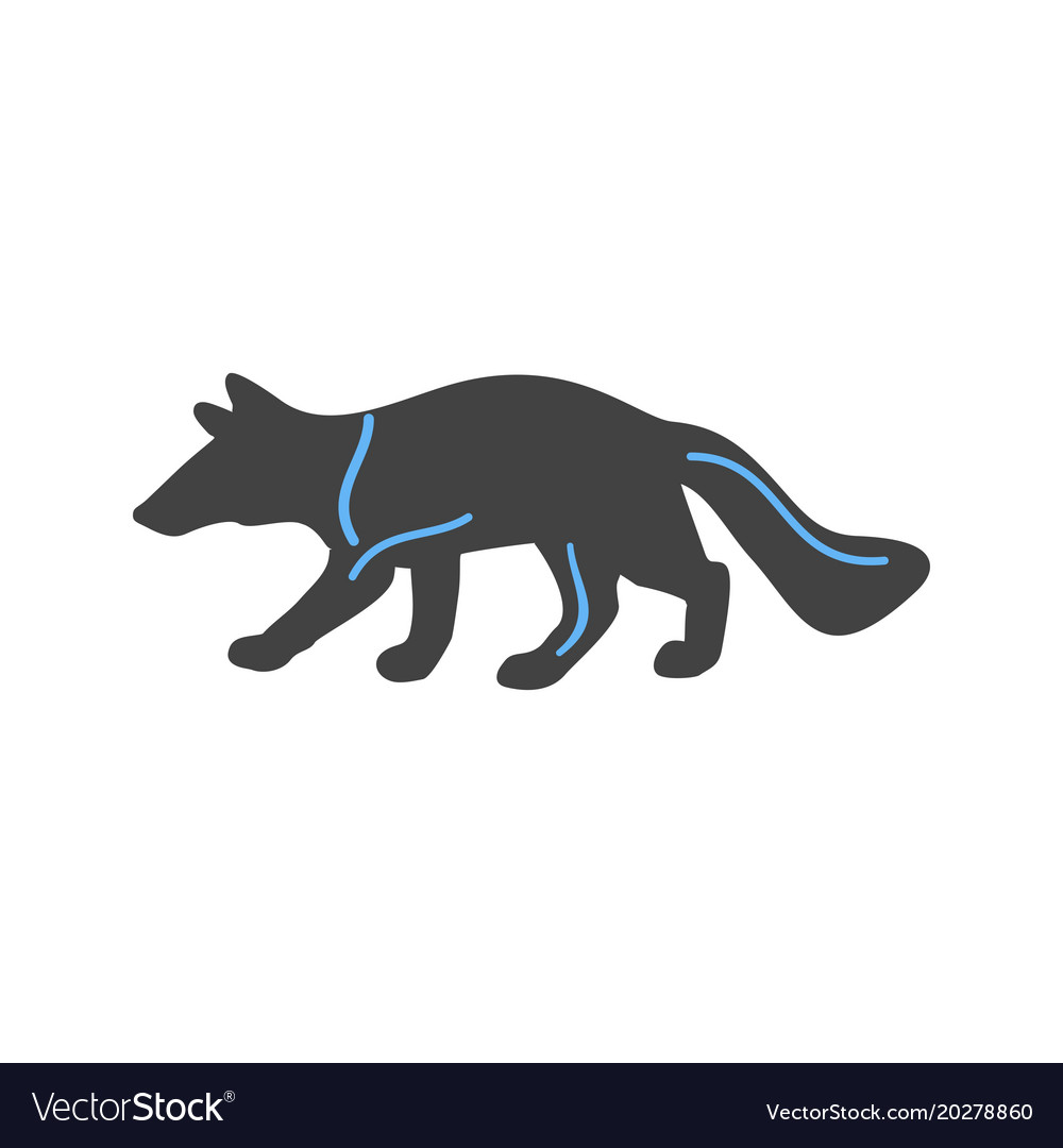 Wolf wildlife grey Royalty Free Vector Image - VectorStock