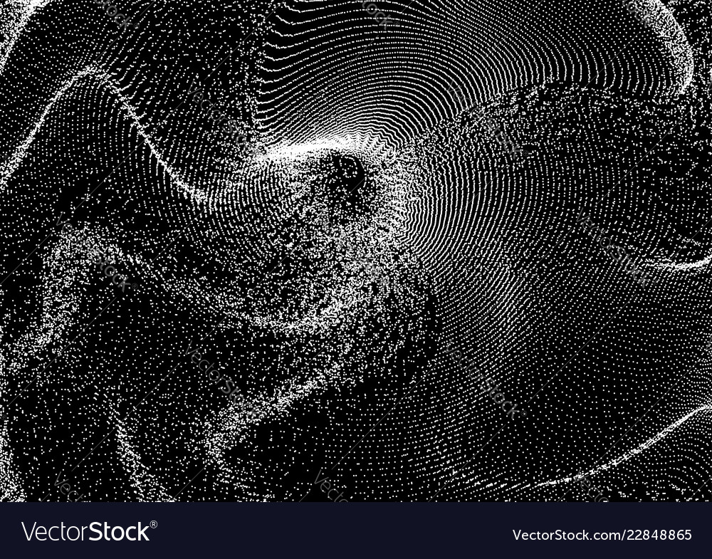 Abstract 3D Grid Technology Background
