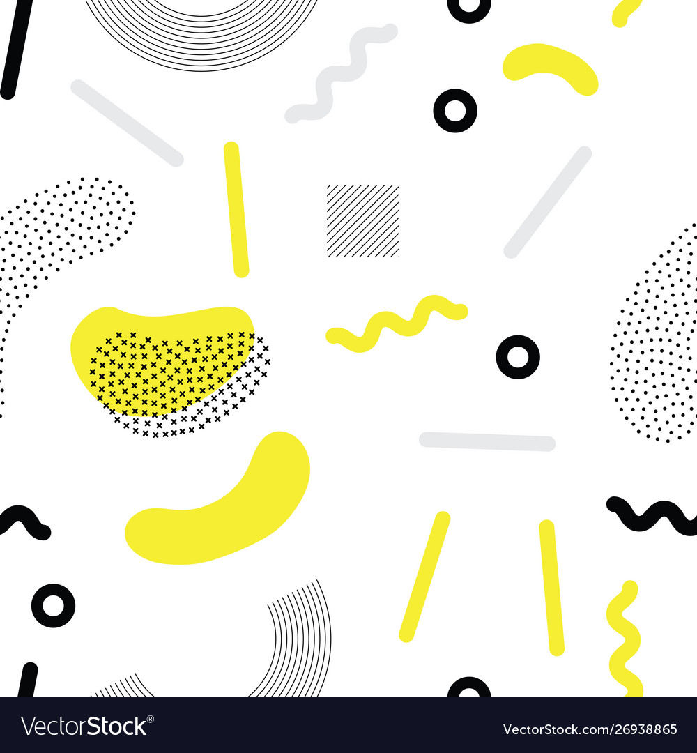 Abstract geometric seamless pattern with simple